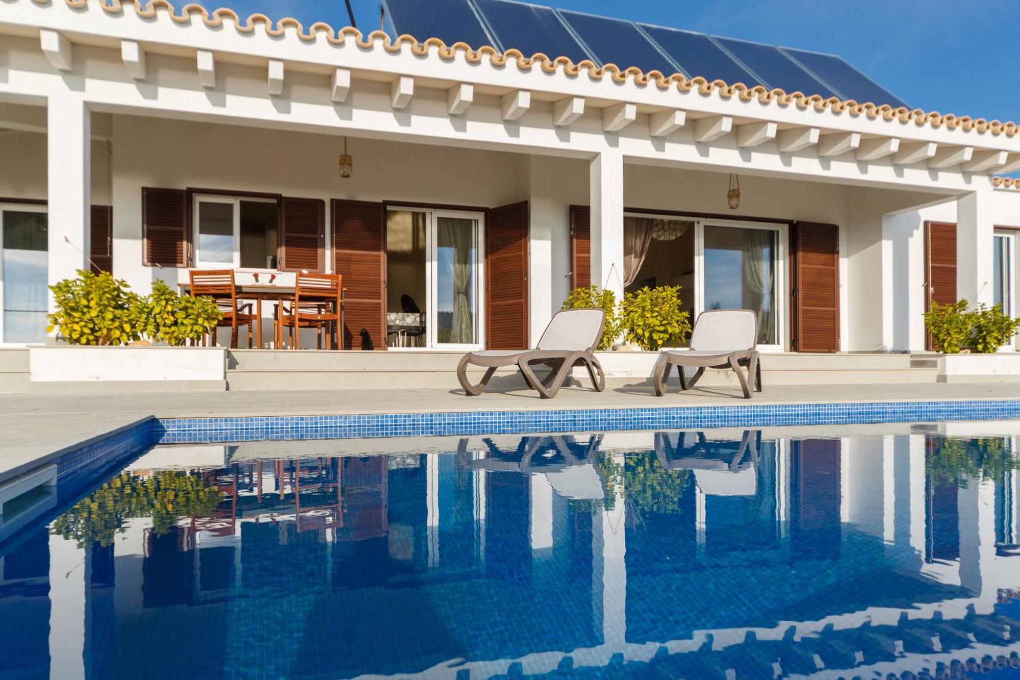 Bini Sole - Villa De Lujo Con Piscina En Menorca ビニベカ エクステリア 写真
