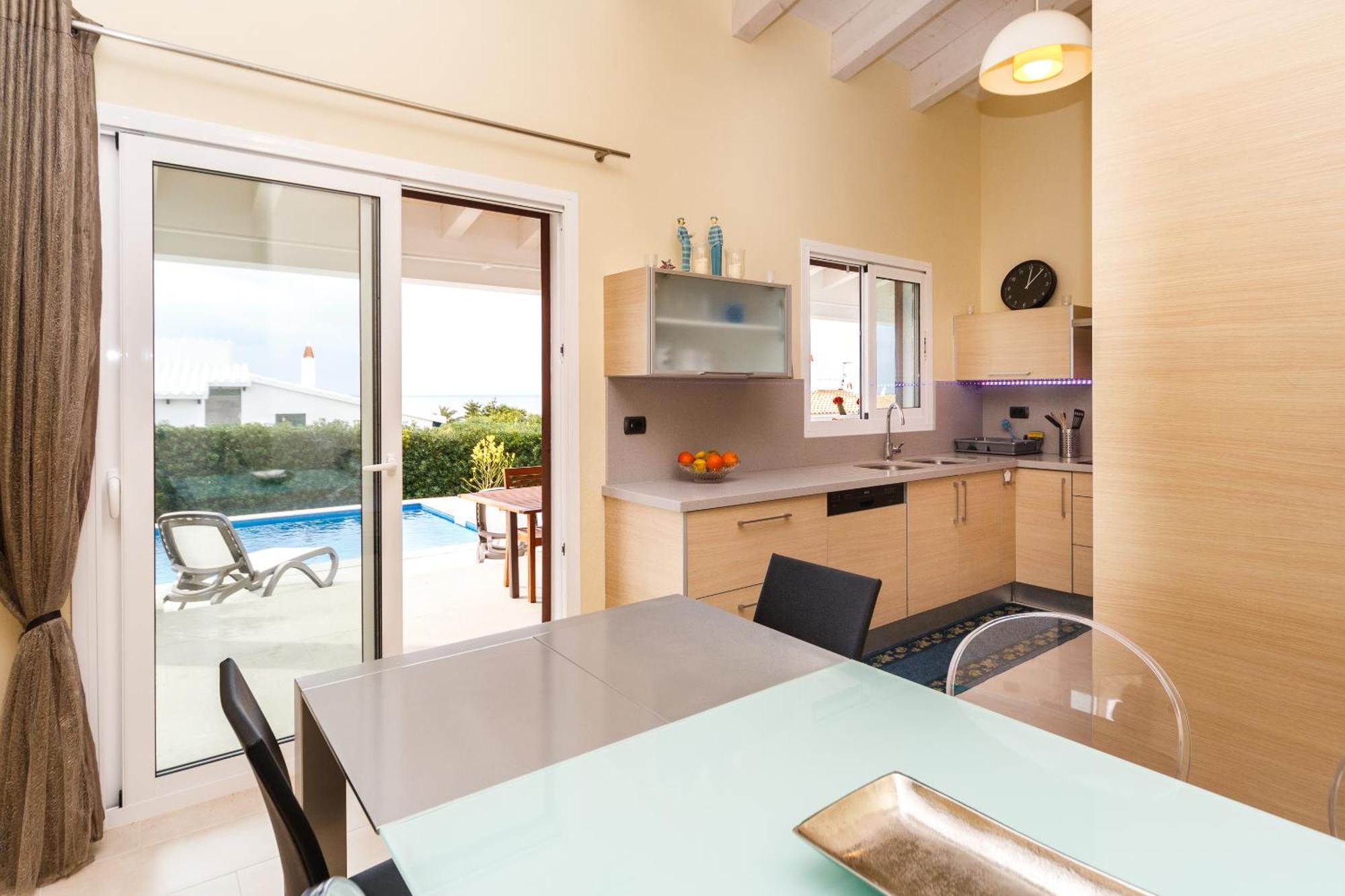 Bini Sole - Villa De Lujo Con Piscina En Menorca ビニベカ エクステリア 写真