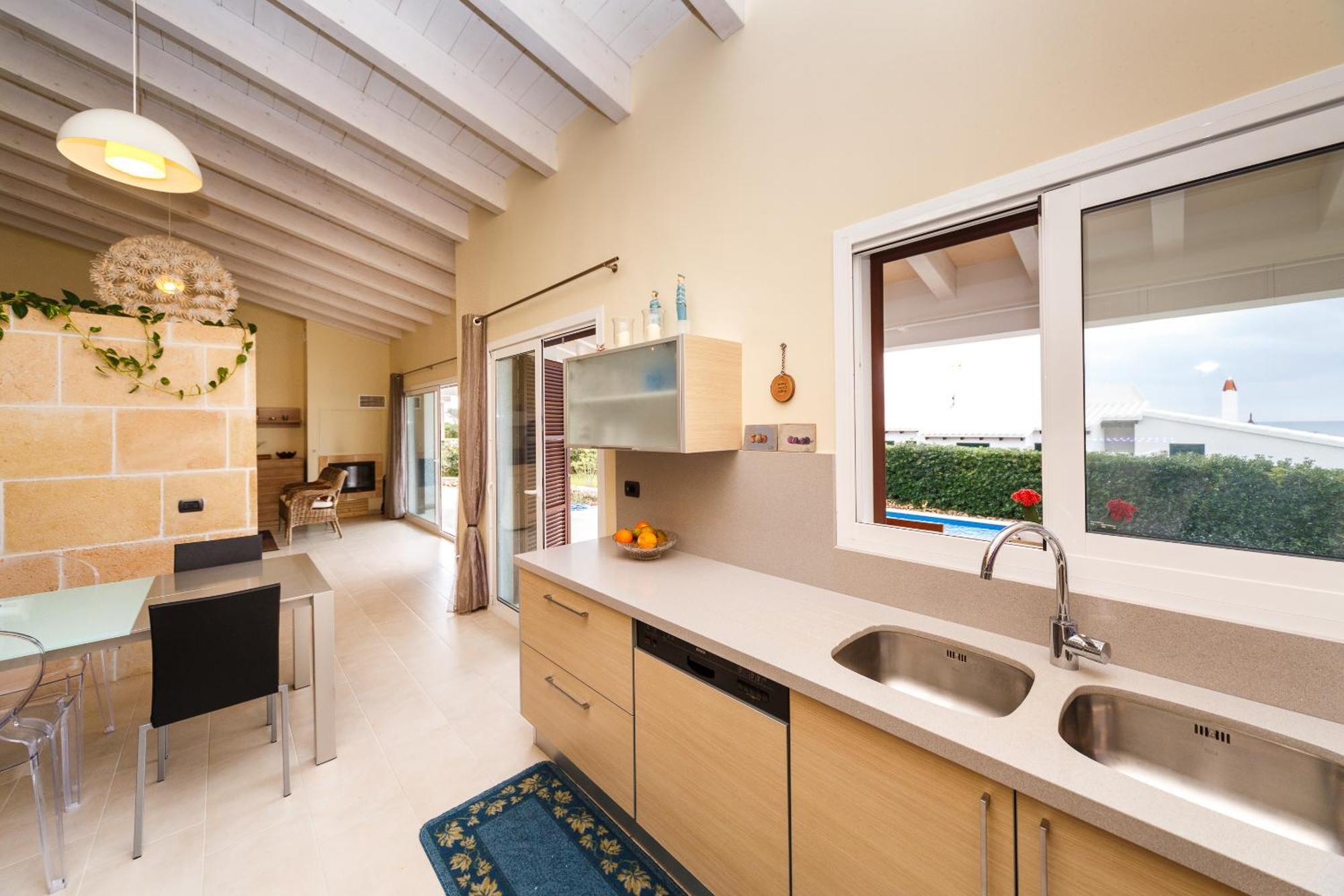 Bini Sole - Villa De Lujo Con Piscina En Menorca ビニベカ エクステリア 写真