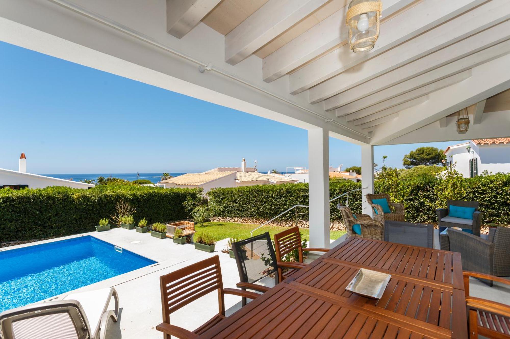 Bini Sole - Villa De Lujo Con Piscina En Menorca ビニベカ エクステリア 写真
